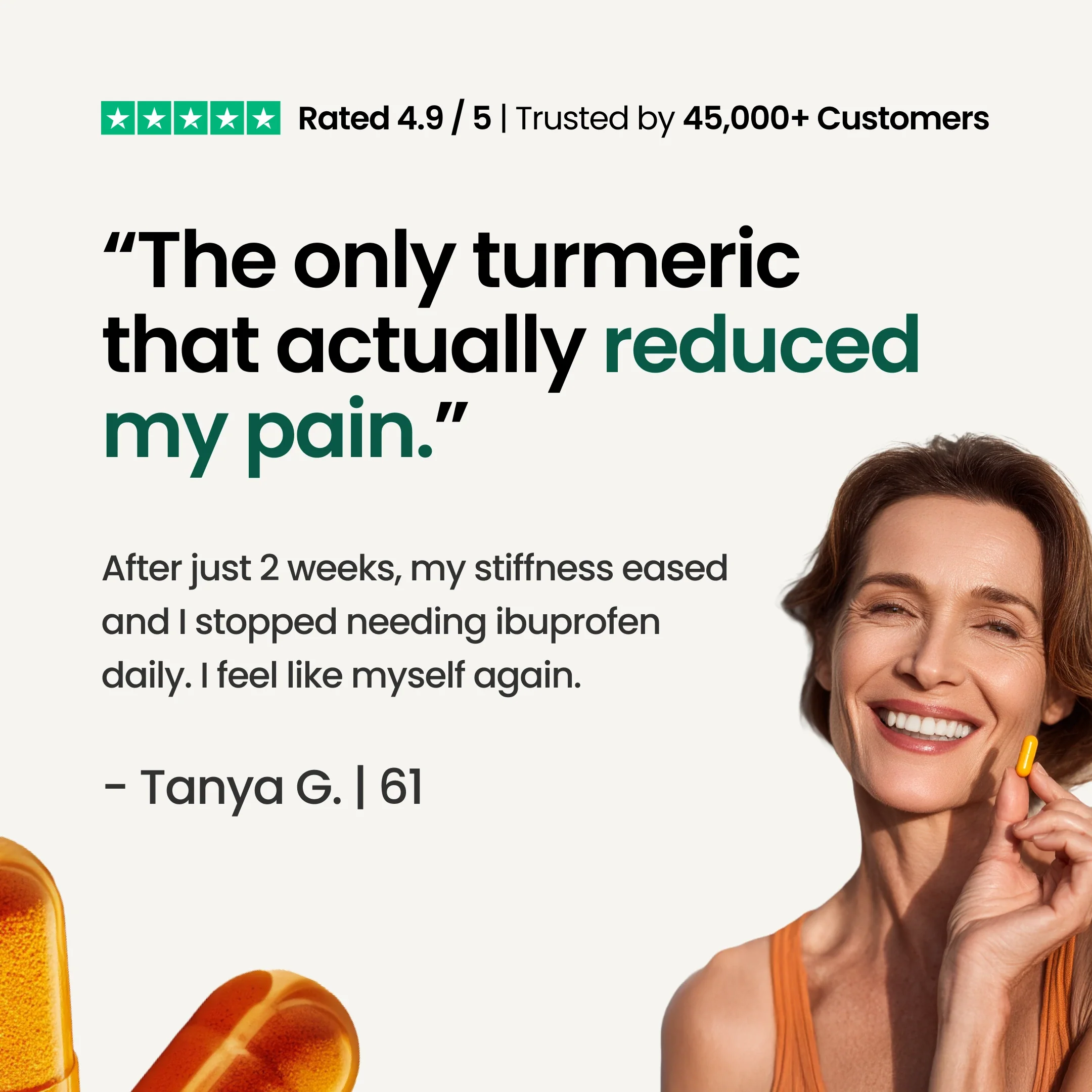 Turmeric Curcumin Capsules (1,000mg) - Image 3